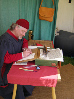 A medieval clerk