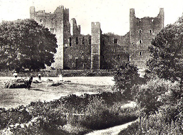 Old Postcard of Bolton Castle, North Yorkshire